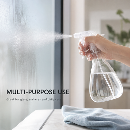 Trigger Spray Bottle 1L Empty Clear Sprayer for Salon Cleaning Plants Bottle