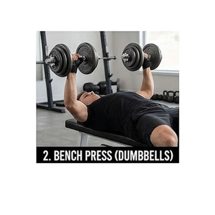 Adjustable Dumbbell & Barbell Set 15KG-50KG
