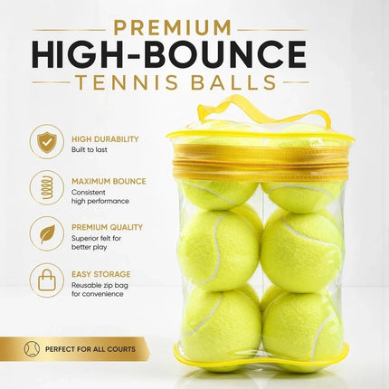12X TENNIS BALLS Outdoor SPORTS Fun Dog Fetch TOY Play CRICKET Training Beach