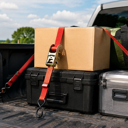 Ratchet Tie Down Strap 5m Heavy Duty Cargo Belt