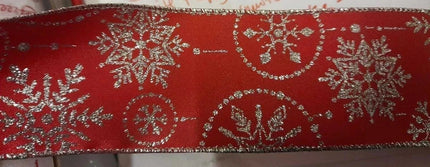 Christmas Ribbon Set 6PCS 2.5" Gift Wrap Craft Xmas Decoration