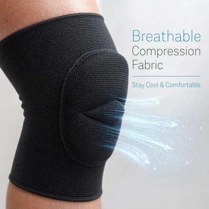 Large Knee Pad Pair Gymnastics Support Leg Knee Protector Volleyball Yoga Brace