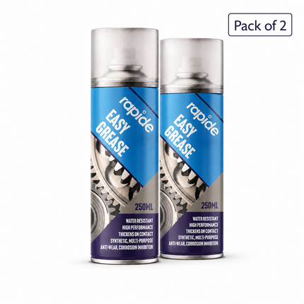 2x Easy Grease Spray Lubricant Synthetic Oil Waterproof Rust Protection 250ml