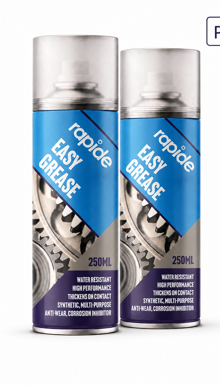 2x Easy Grease Spray Lubricant Synthetic Oil Waterproof Rust Protection 250ml