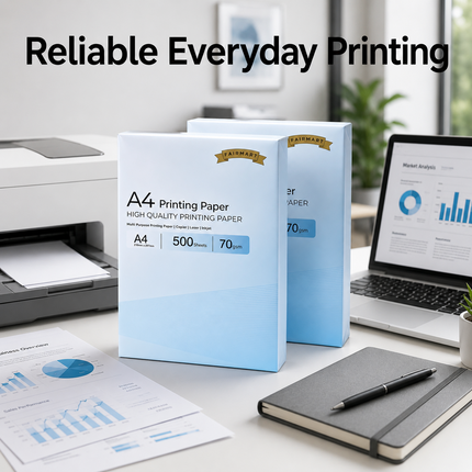 A4 Printer Paper 70gsm 1000 Sheets White 2 Ream Multipurpose Inkjet Laser Copier