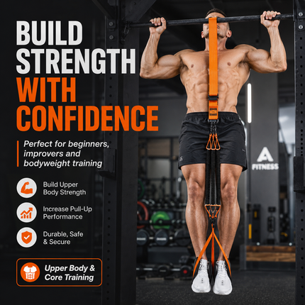 Multifunction Pull Up Assist Resistance Bands Foot Knee Support Home Gym Workout