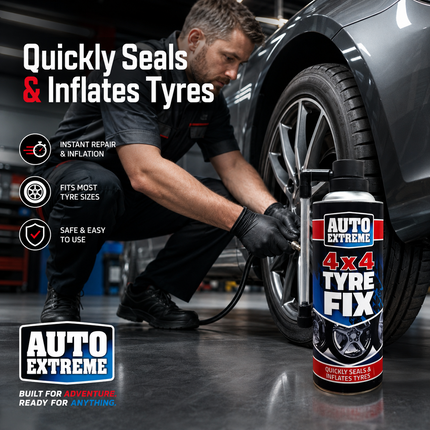 Tyre Fix Spray 450ml Emergency Puncture Repair For Car SUV