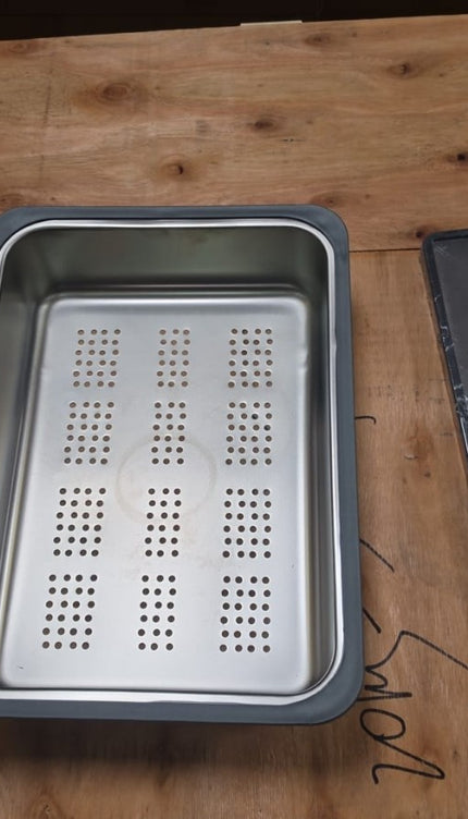 Stainless Steel Waterfall Kitchen Sink Single Bowl 78x48cm Kitchen Workstation
