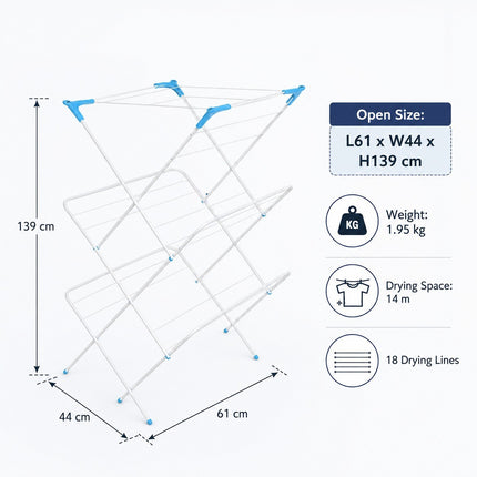 3-Tier Folding Clothes Airer