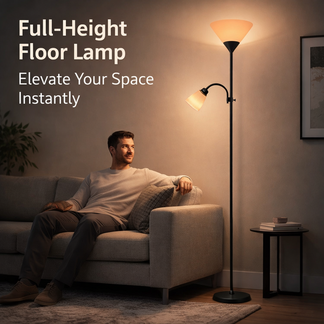 Adjustable Floor lamp For Living Room Bedside With Reading Modern Light Lamps