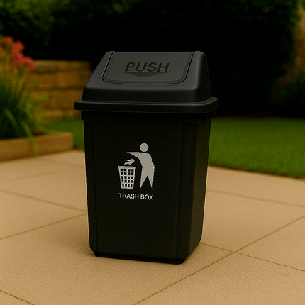 Large Swing Lid Recycling Bin for Kitchen & Home