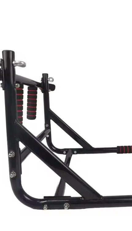 Pull Up Bar Wall Mounted Chin Up H Duty Power Tower Dip Station Multifunctional