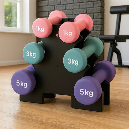Neoprene Dumbbell Set Pair