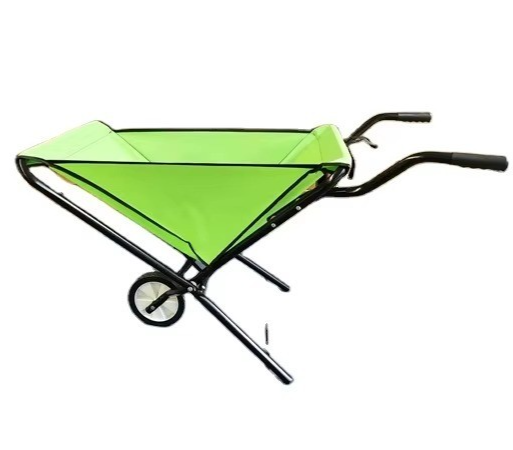 Wheelbarrow Lightweight Folding Garden Large Wheel Barrow Cart Trolley 80KG