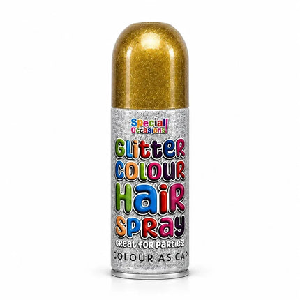 Temporary Hair Colour Spray 200ml Washable Glitter & Classic Dress Party Colours