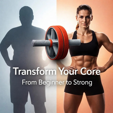 Abs Roller Exercise Wheel Abdominal Fitness Muscle Core Trainer Strength Workout