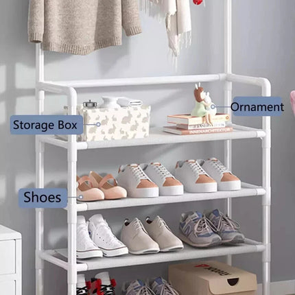 5-Tier Coat & Shoe Storage Rack