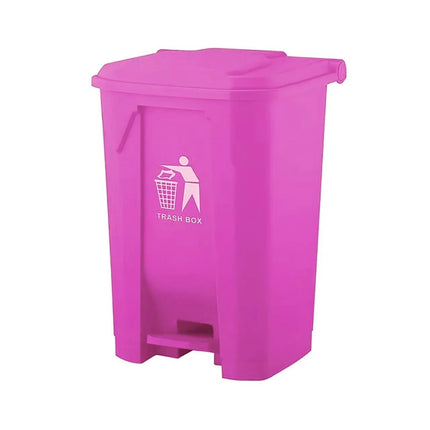 80L Pink Recycling Pedal Bin – Waste Trash Dustbin for Kitchen Home Office