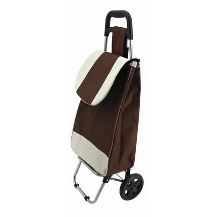 Folding Shopping Trolley with Waterproof Bag