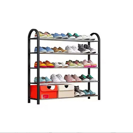 5 Tier Shoe Stand Rack Lightweight 20 Pairs Storage Compact Organizer Shelf