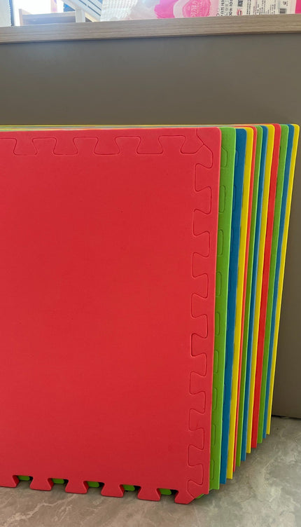 Color Eva Foam Mats Soft Floor Tiles Interlocking Kids Play Gym Exercise 60x60cm