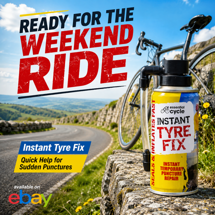 Instant Tyre Fix Spray 200ml Bike Car Puncture Repair Kit