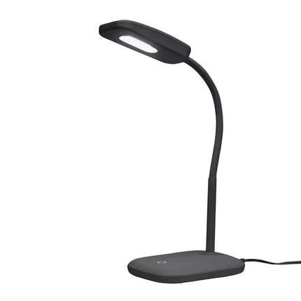 Silby Soft Touch LED Desk Lamp Black Flexible Neck 3 Levels Brightness B/Damage