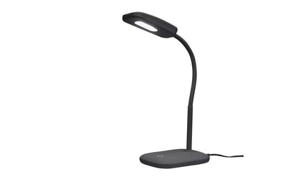 Silby Soft Touch LED Desk Lamp Black Flexible Neck 3 Levels Brightness B/Damage