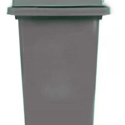 Recycling Wheelie Bin Dustbin Rubbish Waste Trash Kitchen Home Office 50L Grey