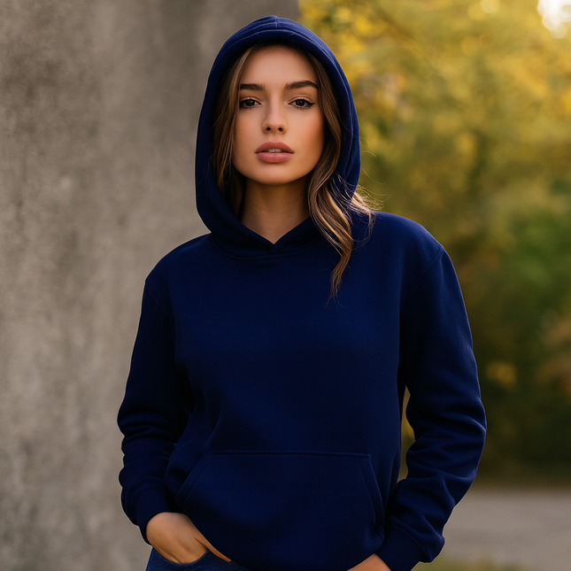 M/W Hoodies Pullover Hooded Fleece Sweatshirt Top Jacket Plain Coat Warm Jumper