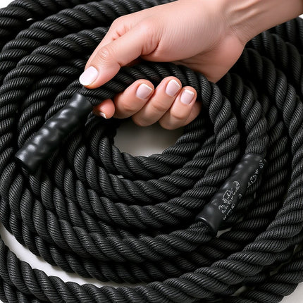 Battle Rope 12m Workout Cardio Exercise Gym Sled Heavy Duty Pull Rope 38mm