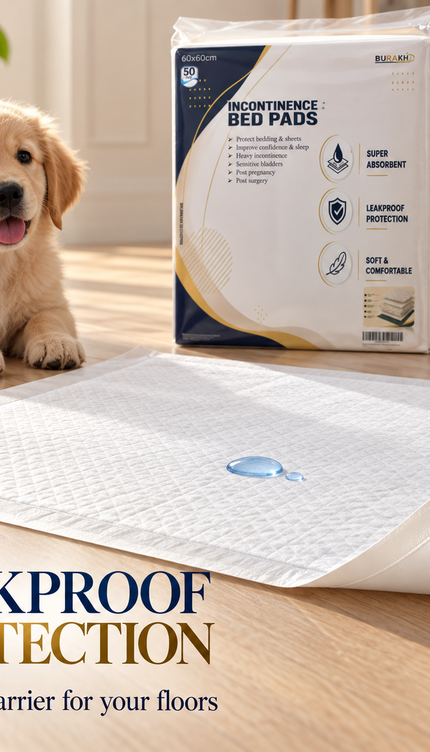 Puppy Training Pads 50/100 Pack Super Absorbent Leakproof Dog Toilet Pee Mats (60x60cm)