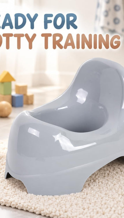 Toddler Potty Training Chair Baby Toilet Trainer Easy Clean Grey Easy Clean