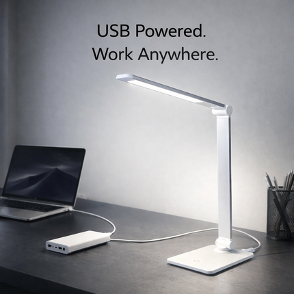 LED Table Desk Lamp – Eye-Caring Light USB Charging 3 Modes Touch Control