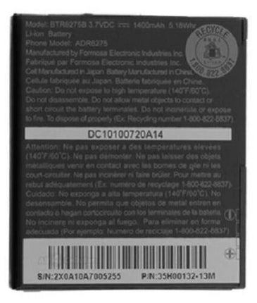 GENUINE HTC BB99100 Battery for Desire A8181, G7 Bravo, Nexus 1, ZOOM2