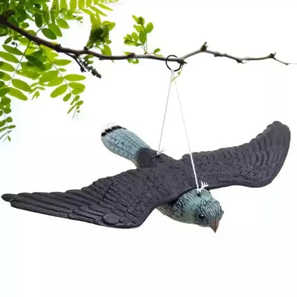 Hawk Owl Heron Decoy Bird Pest Control Cat Repeller Pond Garden Scare Ornament