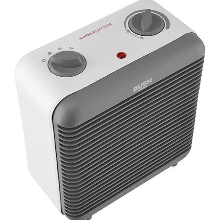 Bush Upright Fan Heater 2kW With 2 Heat Settings Thermostat Control FH-28T-NEW