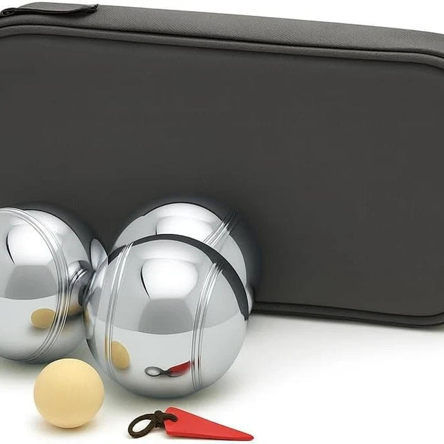 French Boules Set – 3 Chrome Steel Balls