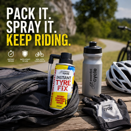 Instant Tyre Fix Spray 200ml Bike Car Puncture Repair Kit