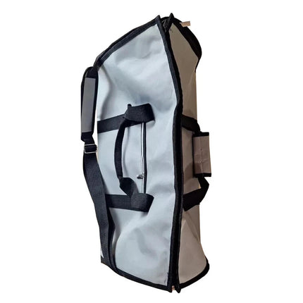 Foldable Large Duffel Travel Bag Weekend Garment Storage Carrier Suit Cover Grey