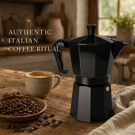 Moka Pot Stovetop Aluminium Kitchen Italian Espresso Ground Coffee Latte Maker