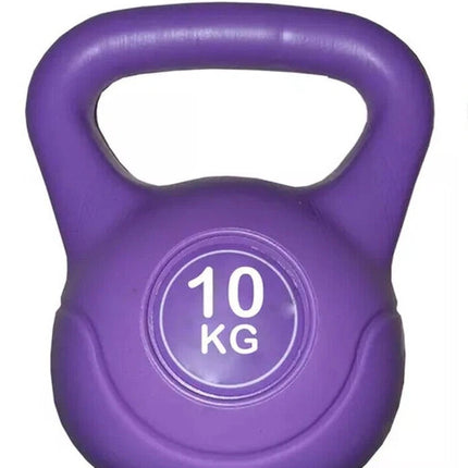 Vinyl Kettlebell Weight Set 4KG–20KG Cast Iron Gym Fitness Training Workout