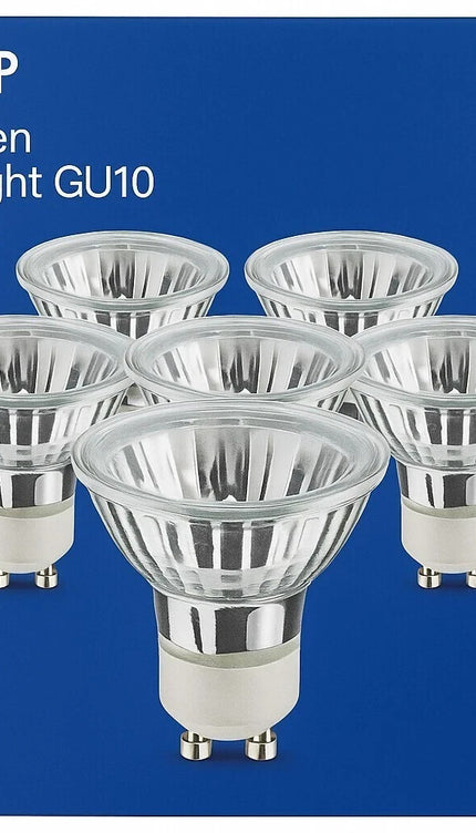 Spot Light Bulbs Pack Of 12 GU10 Halogen Warm White 2800K 300Lm 30° Dimmable 40W