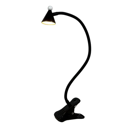 LED Desk Lamp Clip On Reading Light 3W Eye Care Flexible 10 Brightness Levels