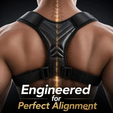 Medium Posture Corrector Bad Back Brace Men Women Lumbar Shoulder Support Belt