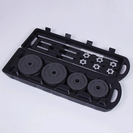50kg Cast Iron Dumbbell & Barbell Set