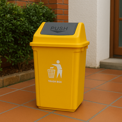 Large Swing Lid Recycling Bin for Kitchen & Home
