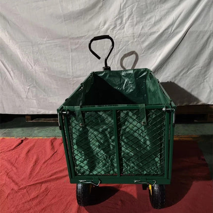 Garden Trolley TRAILER Deluxe High Sided Cart 500kg H Duty Festival Camping LARG