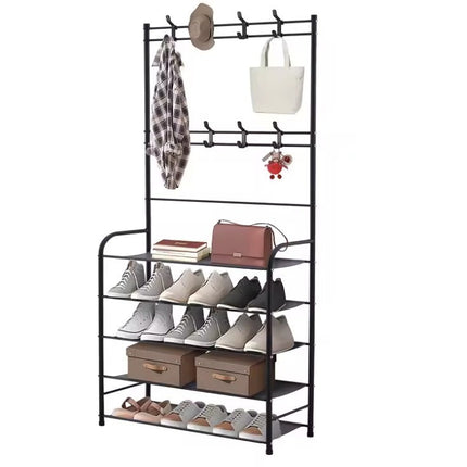 5-Tier Coat & Shoe Storage Rack