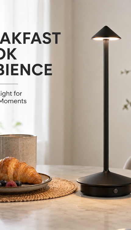 Cordless Rechargeable LED Table Lamp – Dimmable, 3 Light Modes